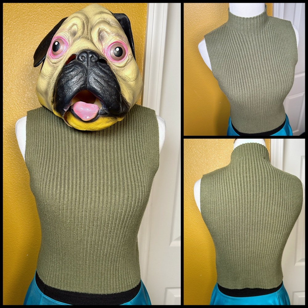 ZARA, sleeveless sweater!!